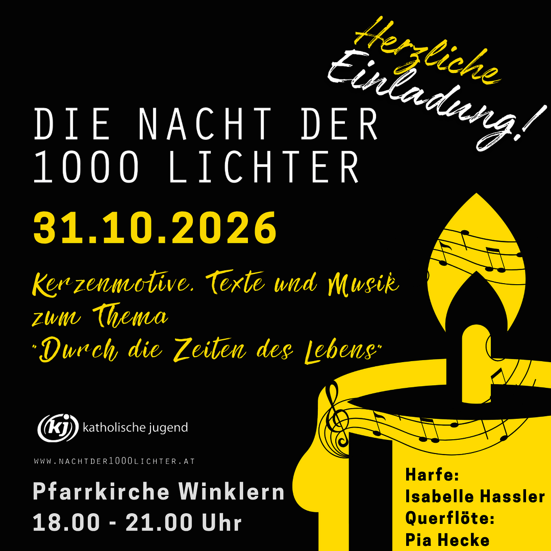 Die Nacht der 1000 Lichter in der Pfarrkirche Winklern am 31.10.2026